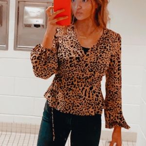 UO Cheetah print top